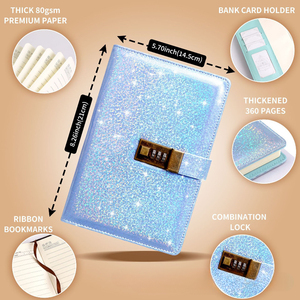 Ins A5 <strong>Notebook</strong> <strong>with</strong> <strong>Lock</strong> Simple Ins <strong>Notepad</strong> Student Codebook <strong>Notebook</strong> Diary Office Stationery Wholesale School Supplies - Product Image 4