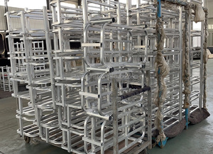 Pont pliant en aluminium, Surf, pêche, roue de ballon, chariot de plage avec roues de ballon pour le sable - Product Image 5