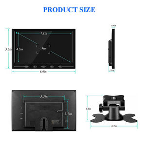 Ipposter便携式显示器7英寸液晶显示屏，带影音VGA输入，适用于电脑DSLR闭路电视 - Product Image 4