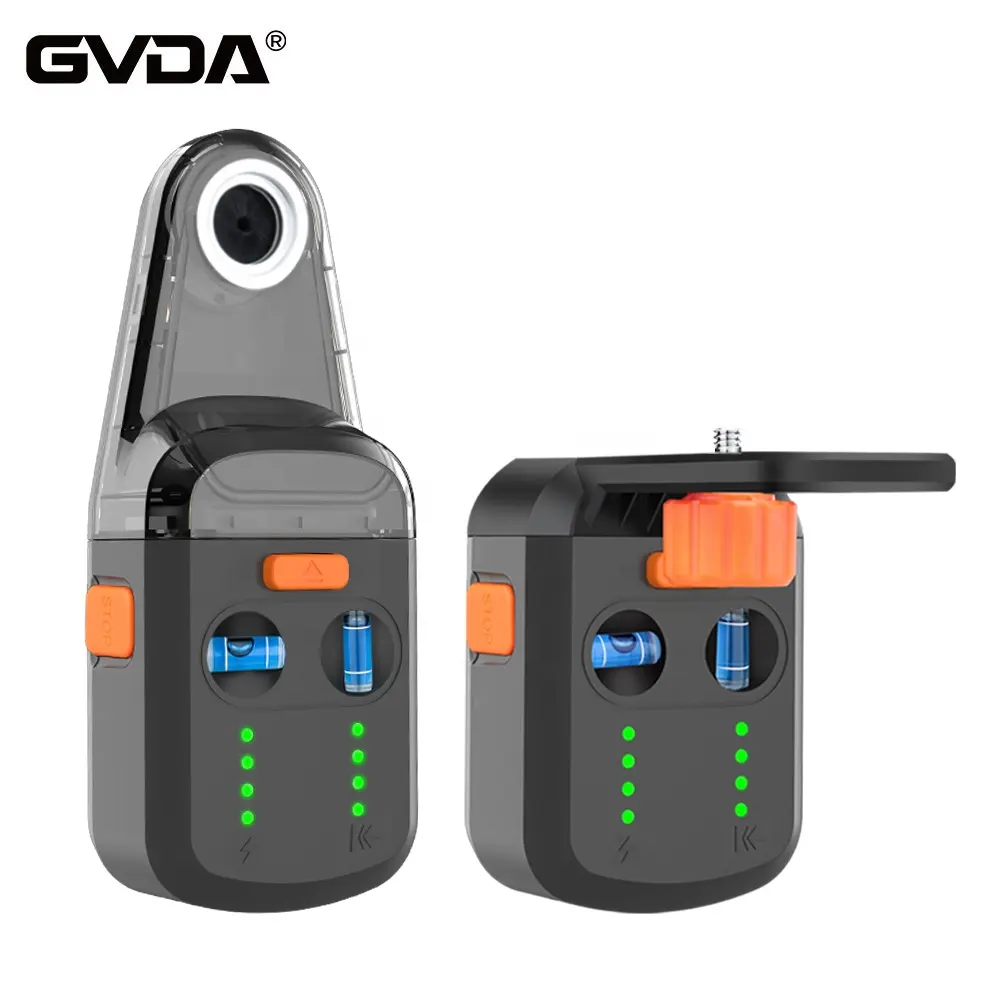 GVDA新しい多目的DIYウォールドリルツールレーザーレベルマーキング自動ホールドリル集塵機Lブラケット付き