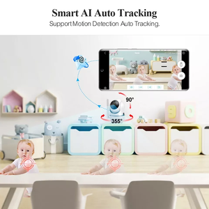 Insan izleme XM iki yönlü ses 1080P kablosuz WiFi güvenlik kamerası ICSEE 2MP İki yönlü ses WiFi CCTV IP PTZ gözetim kamera - Product Image 4