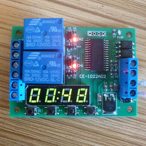 CE-IO22A02 DC 12V 2CH Multifunktions-Verzögerungsrelais-Zeit schalt uhr für SPS-LED-Motor - Product Image 5