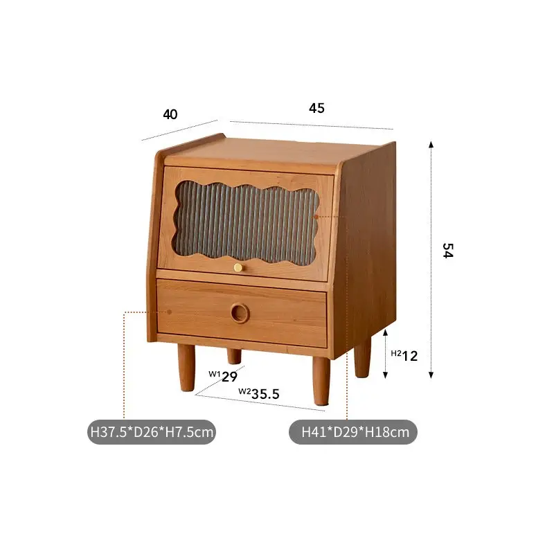 Moderno soggiorno ripostiglio cassettiera camera da letto armadietto semplice in legno comodino camera da letto comodino con cassetti