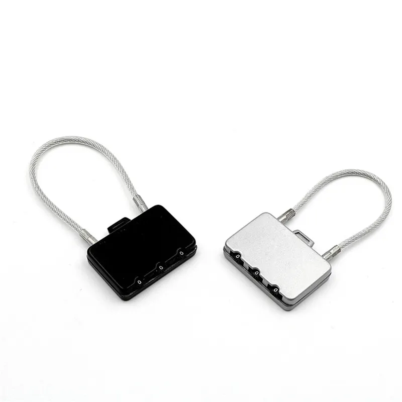2Pc 3 & 4 Chiffres Combinaison Petit cadenas sécurité bagages Boîte à outils Casier Valise