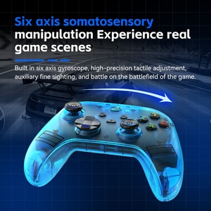 G6 Bluetooth Dual Hall Joystick Drahtloser Game controller Vibration Somatos ensor isches Burst GamePad für IOS Android PC Game Handle - Product Image 4