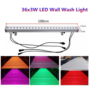 ไฟราว LED แบบพิกเซลสำหรับเวทีกลางแจ้ง36X3W ไฟราวแบบเส้นตรง RGB ไฟ LED ติดผนังสำหรับใช้งานกลางแจ้ง - Product Image 2