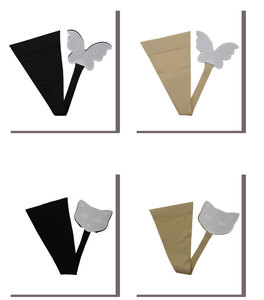 Tanga de cuerdas C sin costuras autoadhesiva Invisible de silicona adhesiva de embalaje Opp
