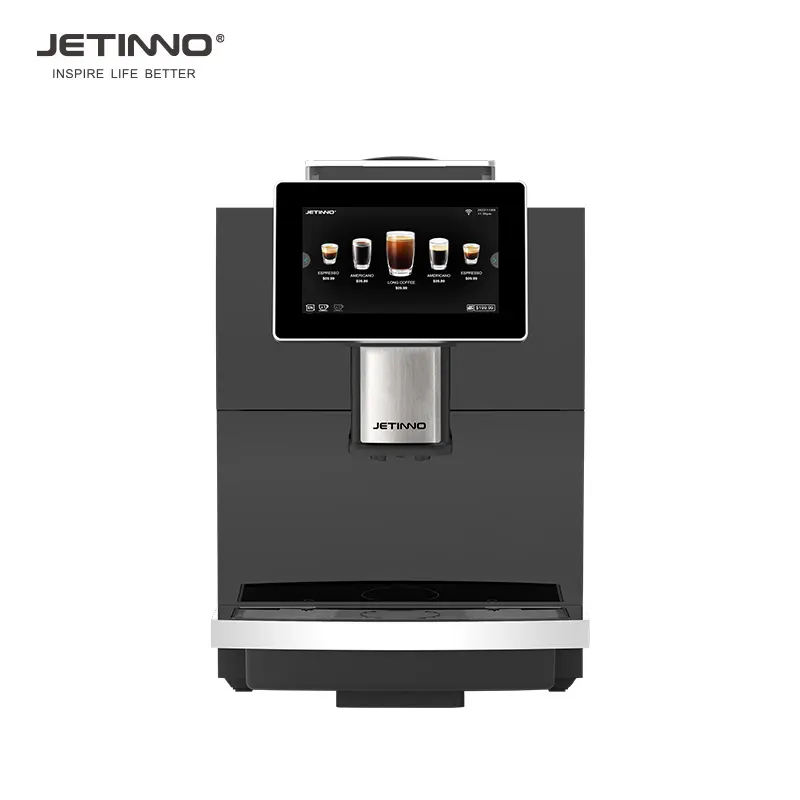 Jetinno jl08 Bean to cup Máy pha cà phê siêu tự động cho cà phê gia đình và dịch vụ cà phê văn phòng với Espresso và Americano