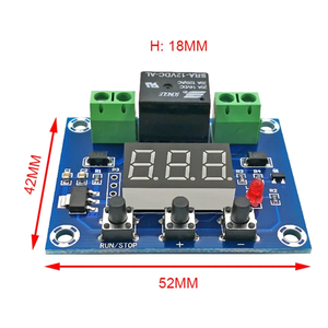 Modulo di ritardo digitale DC 12V interruttore di temporizzazione 1-999minutes conto alla rovescia scheda di alimentazione memoria 10A XH-M663 - Product Image 2
