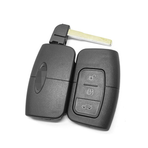En iyi 3 düğme uzaktan kilitler tuşları kabuk kullanılan anahtarsız uzaktan HU101 boş tuşları f-ord için araç tuşları - Product Image 1