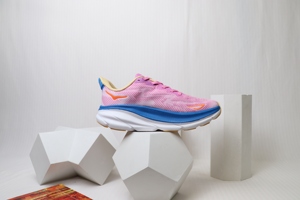 Hokas bir en kaliteli Sneakers tasarımcı spor rahat karbon açık koşu ayakkabıları hafif yastıklama <span class=keywords><strong>Clifton</strong></span> 9 koşu