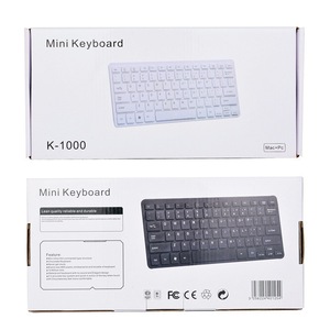 OEM Mini Delgado 78 Teclas Teclado con cable Ordenador portátil de escritorio Multifuncional USB Silencioso Teclado Usb Flexible Ruso - Product Image 2
