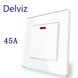Delviz UK標準スイッチ制御エアコン、2極ダブルブレークスイッチパネル、ウォールハイパワー<span class=keywords><strong>45A</strong></span>給湯器スイッチ - Product Image 4