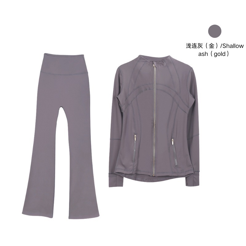 Ensemble de trompettes gris clair et or