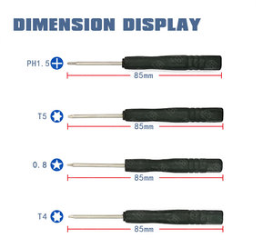 Free <strong>Combination</strong> <strong>11</strong> in 1 Mobile Repair Screwdriver Kit for iPhone Android Phone Tablet Opening Pry Repair - Product Image 4