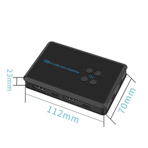 El nuevo producto 4 Kvm portuario Switch 2x1 3x1 4x1 Usb Hdmi 4k V2.0 HDMI Kvm cambia el teclado del ratón del Monitor de la ayu - Product Image 1