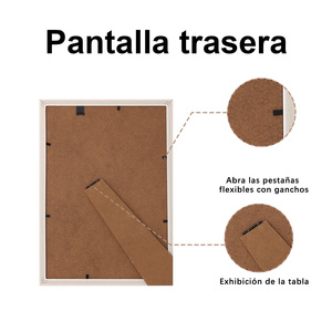 Nhãn hiệu riêng 8.5x11 ''A4 tài liệu hình ảnh khung ảnh giấy chứng nhận khung nhựa khung ảnh cho trang trí nội thất - Product Image 6