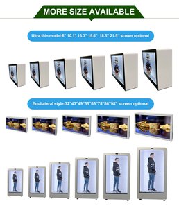VISIGN çoklu boyutları 8 inç 98 inç dokunmatik LCD şeffaf LED ekran kutusu AI yazılımı ile - Product Image 6
