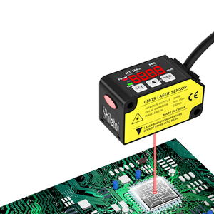Sensor de distancia de Desplazamiento láser, salida digital/analógica, distancia de detección, 30 ± 5mm, precisión de 0,01mm, para detectar presencia - Product Image 1