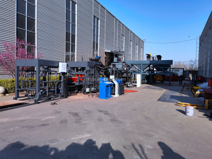 Máquina de fabricación de bloques de piedra de pavimentación entrelazada controlada por PLC totalmente automática, máquina de fabricación de piedra de bordillo/bordillo de bordillo - Product Image 5