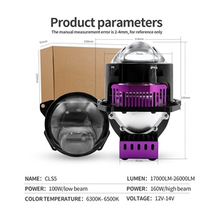 Customization Super Bright 160W 3Inces Bi <strong>Led</strong> Lens Car Projector Bi <strong>Led</strong> Headlight Projector Canbus Retrofit Kit for Car Bi <strong>Led</strong> - Product Image 4