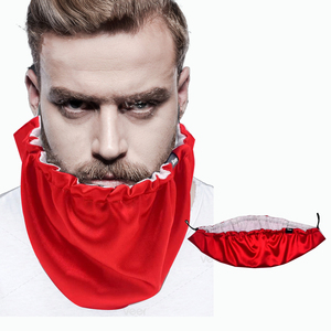 Mens đảo ngược mượt satin tre râu nắp ca-pô trước khi đi ngủ râu Bandana - Product Image 1