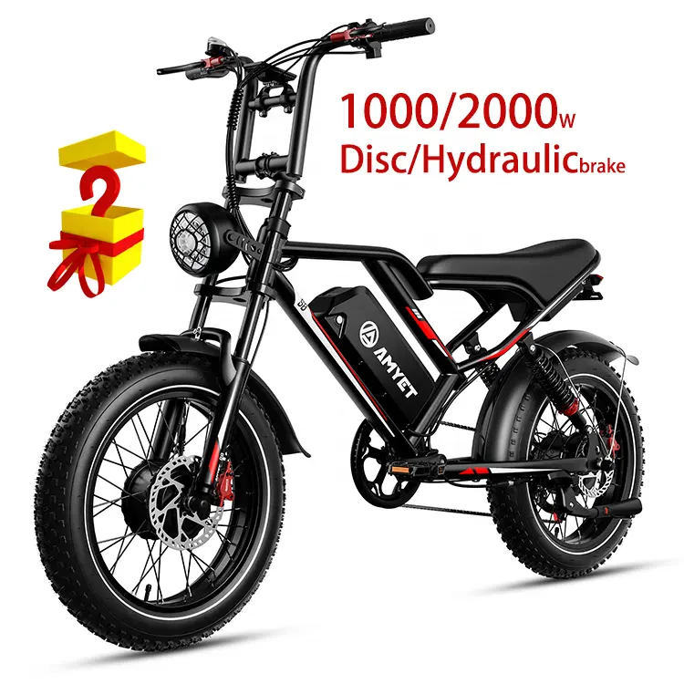 2000 Вт, 1000 Вт, 50 км/ч, электрический велосипед с двумя двигателями, популярный в США, электровелосипед