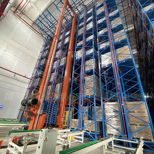 Sistema automatizado de almacenamiento y recuperación de acero (ASRS) Estante de almacén de protección contra la corrosión con acabado de recubrimiento en polvo - Product Image 2