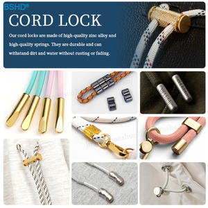 Vòng dây khóa mùa xuân clasps Matte Sliver Kim Loại chuyển đổi đôi lỗ chuỗi dây khóa điều chỉnh khóa dây rút đàn hồi - Product Image 5