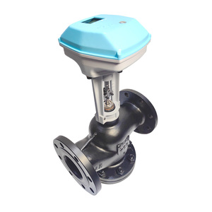 1/2'-8' 4-20mA Cast Iron <strong>Electric</strong> Regulating <strong>Valve</strong> Linear Actuator Control <strong>Valve</strong> Flange Power-off Reset <strong>PN16</strong> - Product Image 4