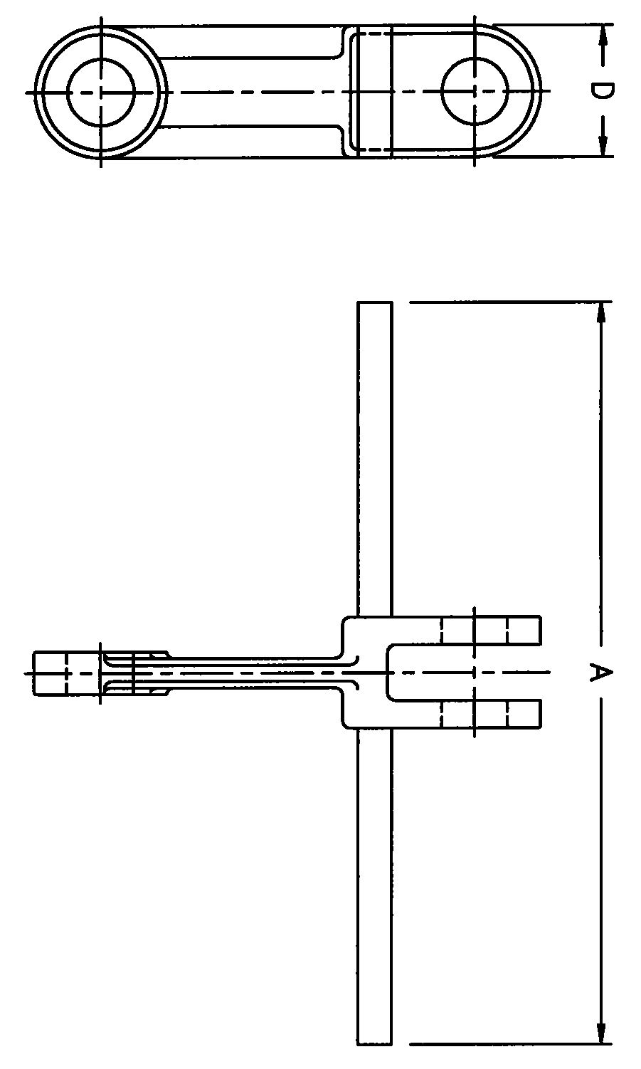 102 142STD-reeks koffervervoerketting