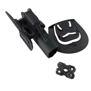 गुप्त ले जाने के लिए सुरक्षा के लिए सामरिक प्लास्टिक गन होल्स्टर त्वरित-पुल पैर कमर - Product Image 4