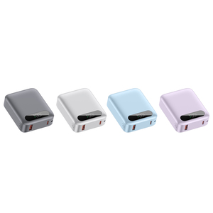 Çok fonksiyonlu 10000 MAh Dural USB C portu açık LED ekran su geçirmez kablosuz hızlı şarj güç banka mobil güç bankası - Product Image 4