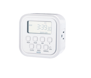 Multifunktion aler programmier barer 24-Stunden-BNE-60/U166 Wöchentlicher großer LCD-Digital-Timer mit zwei Ausgängen
