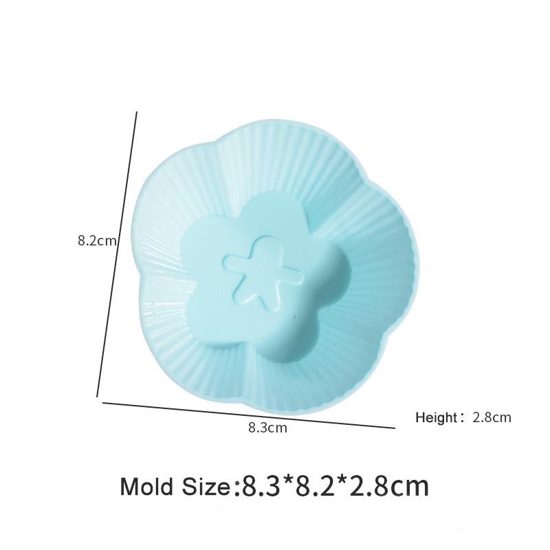 Stampo per muffin a forma di persona color azzurro cielo