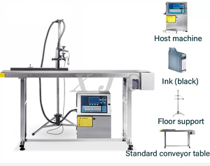 Chargen codier maschine für Glas plastik flaschen Uhrzeit Datum Nummer Cij Continuous Inkjet für Flaschen drucker