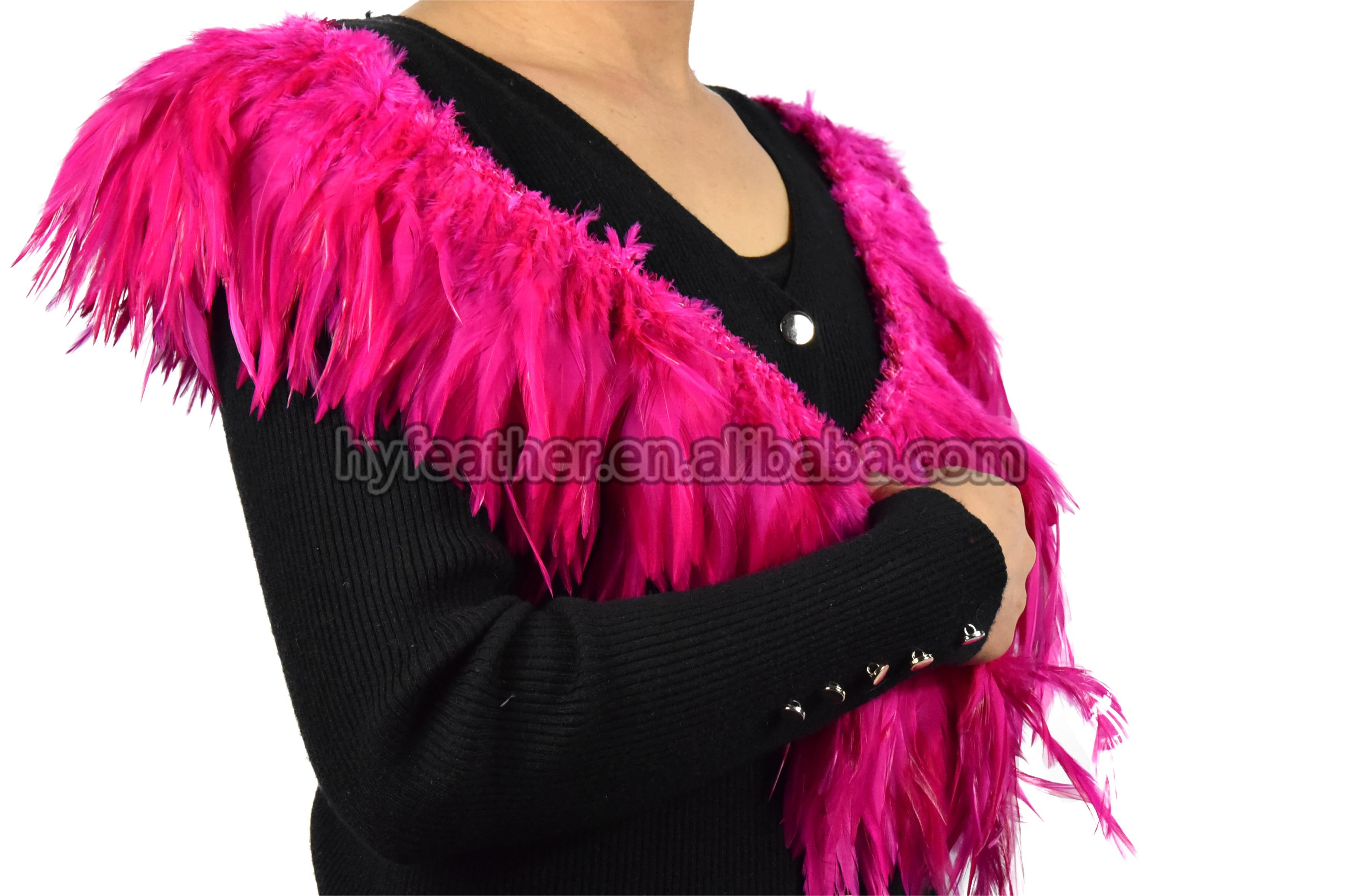 ขนนกสีชมพูฟูเชีย