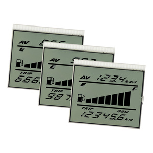 Personalizzato 7 segmento Display di piccole dimensioni strumenti moto qualità monocromatico modulo LCD penna segmento schermo SJXDGW038 - Product Image 1