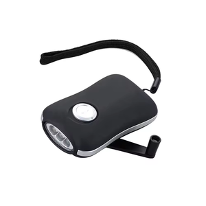 Manivela de almacenamiento manual Dynamo Torch Mini Cheap Hand Crank Self Charging Led Flashlight para emergencia - Product Image 2