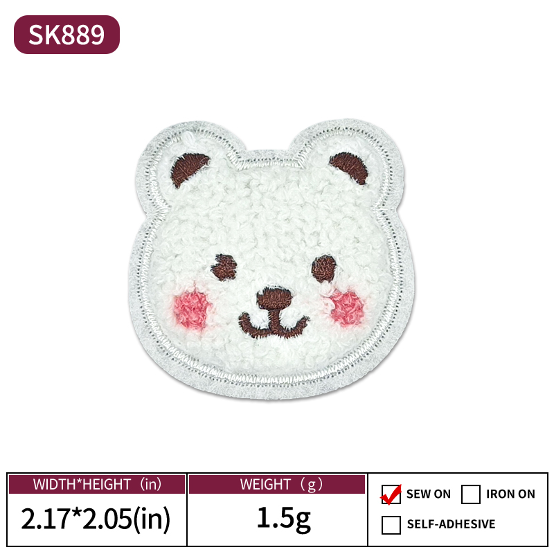 SK889 ours blanc