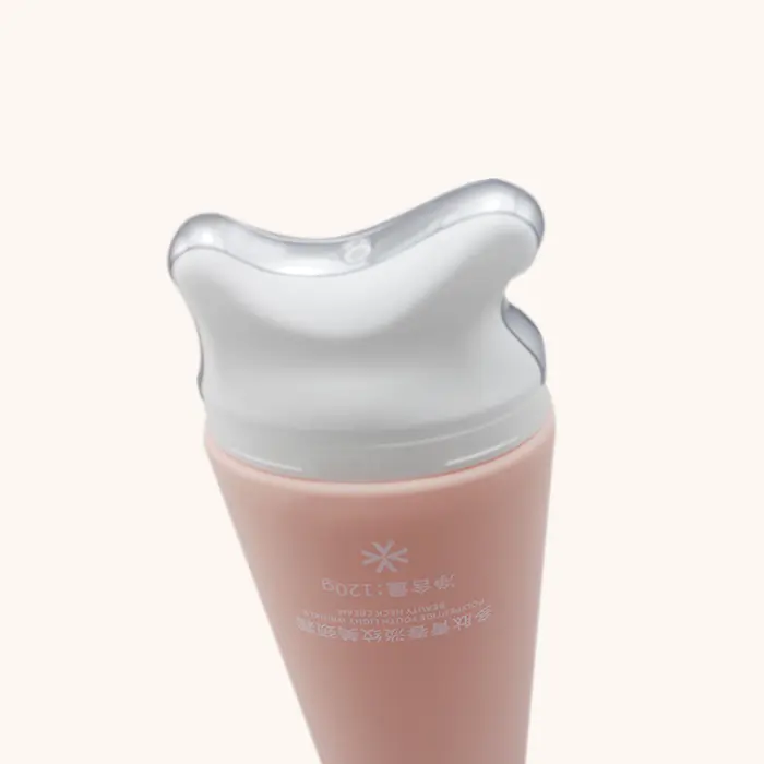 Newest Design!! 120g Cosmetic Container Neck Massage Firming Lifting Neck Cream Soft Tube with Roller Packaging