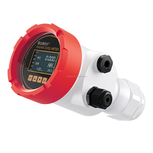 Sensore di livello senza contatto 20m Range 4-20mA RS485 2 relè LCD trasmettitore di livello Radar ad ultrasuoni