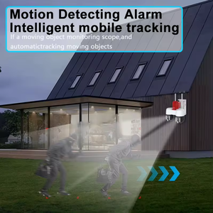 Cámara CCTV de seguridad de doble lente para exteriores de 8MP, sensor PIR dual, seguimiento de movimiento, WiFi, cámara de red de seguridad IP PTZ inalámbrica - Product Image 5