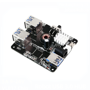 Raspberry Pi Robot USB3.0拡張ボードロボット5GbpsUSBハブRaspberryPi用の最大5A電流電力 - Product Image 1