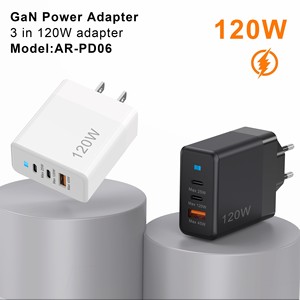 3 port 120W USB + 2 USB-C PD 65W güç adaptörü hızlı şarj USB a tipi C şarj Apple iPhone 16 15 Pro SAMSUNG s24 s23 süper - Product Image 2