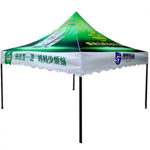 カスタム印刷折りたたみ式ガゼボ3x3mキャノピーテントトップルーフ