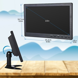 10&quot; <strong>Monitor</strong> 1280x800 Ips <strong>Lcd</strong> Screen <strong>With</strong> HD-MI/AV/VGA/<strong>BNC</strong>/USB <strong>Input</strong> Dual Speaker Pc <strong>Monitor</strong> Security <strong>Monitor</strong> VESA 75 Wall Mount