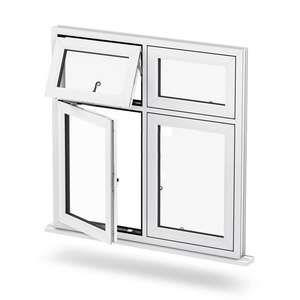 Perfil upvc ventanas de alta resistencia con persianas integradas precio de fábrica upvc ventana corredera para uso en Villa - Product Image 5