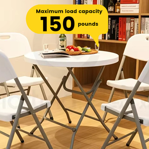 Đa năng xách tay HDPE gấp Bistro bảng bảng nhỏ cho những buổi dã ngoại ngoài trời nhà ăn văn phòng nghiên cứu sử dụng chung đồ nội thất - Product Image 2