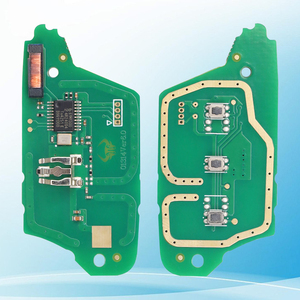 SZMAISHI 3 düğmeler 433MHZ 4A çip VA2 itmeli anahtar Flip uzaktan kumanda araba anahtarı için r-enault fabrika akıllı araç boş araba anahtarlık - Product Image 2